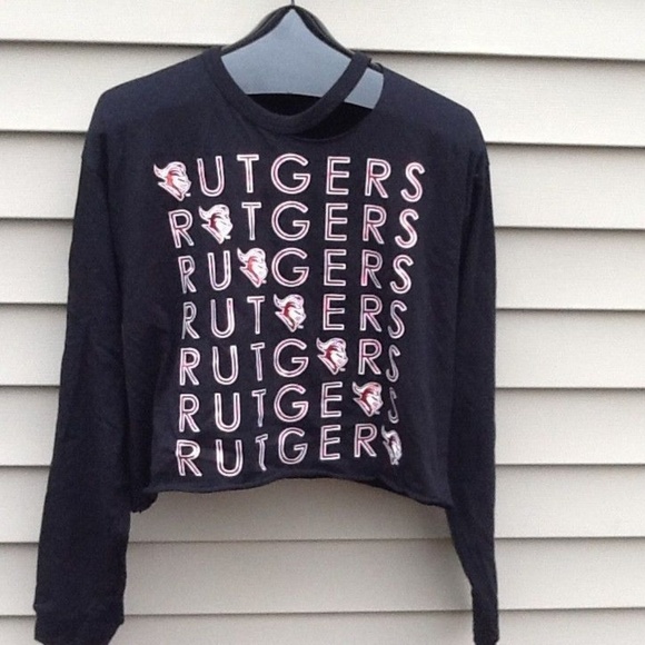 Victoria's Secret Tops - VS Rutgers off the shoulder cold spell out sz L